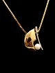 14 carat gold 
necklace 49 cm. 
and pendant 2.5 
x 1.7 cm. 
Danish design 
from jeweler 
Jens Aagaard 
...