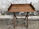 Older tray 
table with 
edging and 
brass handle. 
Wormholes on 
the back of the 
tray otherwise 
nice ...