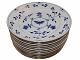 Bing & 
Grondahl, 
Butterfly 
Kipling with 
gold edges, 
luncheon plate.
Decoration 
number 26 or 
...