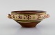 Gutte Eriksen 
(1918-2008), 
own workshop. 
Ear bowl with 
handles in 
glazed 
stoneware. 
Danish ...