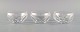 Val St. 
Lambert, 
Belgium. Three 
Lalaing rinsing 
bowls in clear 
mouth blown 
crystal glass. 
...
