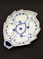 Blue fluted dish