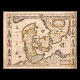 Map of the Kingdom of DenmarkPublished circa 1676Size: 42x54cm