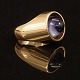 Anni & Bent Knudsen, Denmark. 14kt gold ring. Ringsize 57