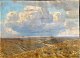 Gammeltoft, L. 
(19/20. Årh.): 
Thunderstorm 
over Karup 
Hede. Oil on 
canvas. Signed. 
39 x 55 ...