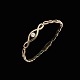 14k Gold 
Bracelet with 
Diamond 0,16 
ct.
Stamped. 585.
L. 16,5 cm. / 
6,50 inches.
Width 0,7 ...