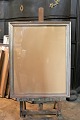 French 1800 century wooden frame with original old silver coating and a really nice patina ...