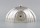 Lino Sabattini 
(1925-2016), 
Italy. Table 
watch in 
silver-plated 
metal. Art deco 
style. ...