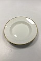 Royal Copenhagen Plain Creme pattern Deep Plate No 9587