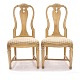 Pair of late 18th century Gustavian chairsSweden circa 1780-1800H: 99cm. H seat: 44cm. W: ...