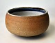 Ringmose, 
Carsten (1942 - 
2020) Denmark: 
A bowl. 
Stoneware. 
Interior glazed 
with gray and 
light ...