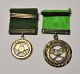 A couple of medals from the Shooting Association, Centrum, Aarhus in sterling silver, 20th ...