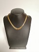 14. carat gold 
Brick necklace 
stamp 585Length 
37cm. Width 
0.5-0.9cm. 
Weight 28.7 
grams.