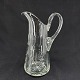 Height 20.5 cm.Beautiful glass pitcher from the beginning of the 20th century.It is mouth ...
