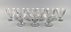 Baccarat, France. 9 Tallyrand glass in clear mouth blown crystal glass. Mid-20th 
century.
