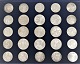 Austria. Silver 
coins. 16 
pieces 25 
Schilling from 
1955 - 1970. 
There are 9 
pieces 50 
Schilling ...