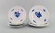 Six Royal Copenhagen Blue Flower Braided plates.
Model numbers 10/8093 and 10/8094.