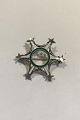 Anton Michelsen 
Sterling Silver 
Star Brooch 
Gilt and Enamel
Measures Diam  
3.6 cm(1 27/64 
in) ...