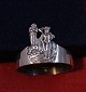 The Flying Trunk   child's napkin ring of Danish 
solid silver
