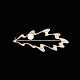 Hermann 
Siersbøl. 14k 
Gold Brooch 
with Pearl.
Designed and 
crafted by 
Hermann 
Siersbøl 
Jewelry, ...