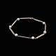 Hermann 
Siersbøl - 
Denmark. 14k 
Gold Bracelet 
with Pearls.
Stamped with 
HS, 585.
L. 19,5 cm. / 
...