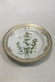 Royal Copenhagen Flora Danica Plate with pierced border No 20/3553