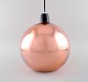 Tom Dixon (b. 
1958), British 
designer. Round 
copper colored 
ceiling 
pendant. Clean 
design, 21st 
...