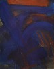 Ole Bjørn 
Krüger 
(1922-2007), 
Danish artist. 
Oil on Japanese 
paper placed on 
board. 
Modernist ...