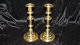 Candlesticks in Brass parHeight 23.2 cmNice and well maintained condition