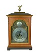 Fireplace clock 
painted and of 
brass, as well 
as decorated 
with figurine 
of brass, from 
around ...