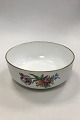 Royal Copenhagen Saxon Flower Light Bee Cell Large Bowl No 493/2049