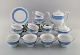 Rosenthal Classic coffee service for 10 people in porcelain with blue ribbon and 
flower decoration. Mid-20th century.
