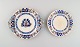 Mintons, England. Two antique plates in hand-painted faience. Chinese style, 
early 20th century.
