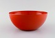 Kaj Franck (1911-1989) for Finel. Red bowl in enamelled metal. Finnish design, 
mid 20th century.
