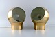 A pair of Hemi table / wall lamps in brass. Klot type 3. Swedish design, 1970s.Measures: 23 x ...