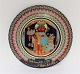 Bjorn Wiinblad. 
Rosenthal. 
Christmas plate 
1972. Diameter 
28,5 cm