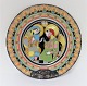 Bjorn Wiinblad. 
Rosenthal. 
Christmas plate 
1975. Diameter 
28,5 cm