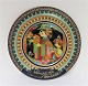 Bjorn Wiinblad. 
Rosenthal. 
Christmas plate 
1974. Diameter 
28,5 cm