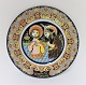 Bjorn Wiinblad. 
Rosenthal. 
Christmas plate 
1982. Diameter 
28,5 cm