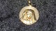 Elegant Pendant Virgin Mary 18 Carat GoldWidth 21.22 mm in diaHeight 30.63 mmNice and well ...
