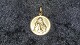 Elegant Pendant Virgin Mary 18 Carat GoldWidth 22.06 mm in diameterHeight 32.04 mmNice and ...