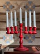 Beautiful, 
Swedish, 
seven-armed 
folk art 
Christmas 
candlestick in 
turned wood. 
The candlestick 
...