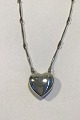 Georg Jensen 
Sterling Silver 
Necklace with 
small Heart 
Pendant No 126B 
Astrid Fog 
Measures Chain 
...