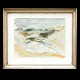 Jens Søndergaard, 1895-1957, watercolorLandscapeSigned and dated 1949Visible size: ...