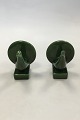 Henning Seidelin A pair of Candleligth holders. Marked Egeskov No 613