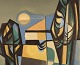 Albert Ferenz 
(1907-1994), 
Germany. Color 
lithography. 
Mid-20th 
century.
Visible 
dimensions: 62 
...