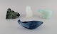 Paul Hoff for Swedish glass. Four figures in art glass. Blue whale, walrus, 
polar bear and snow fox. WWF. 1980s.
