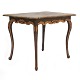 Mid 18th century Rococo table, black paintedTable with cabriole legs and gilt cutsSweden ...