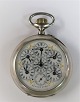 Silver pocket 
watch (800) 
with several 
time zones. 
Depose no. 
4975. 
Copenhagen, New 
York, ...