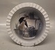 Lyngby Porcelain 97-105 Lyngby Bowl with blacksmith 4.5 x 22 cm